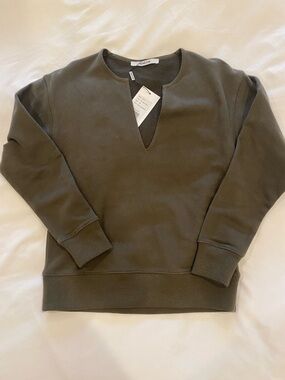 Thakoon Olive Green Sweatshirt BRAND NEW W TAG. XS